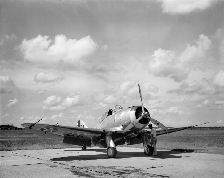 Seversky P-35 at NACA Langley in 1939