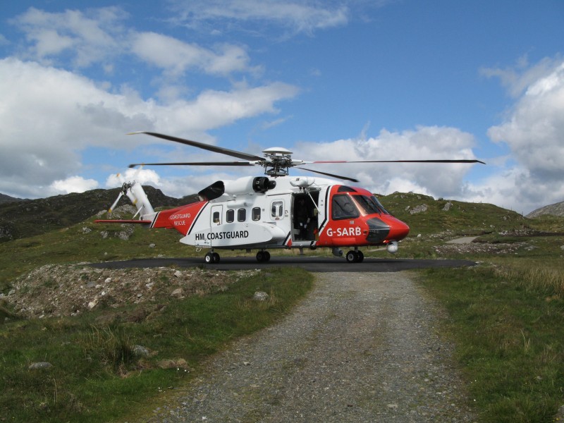 Stornoway Coastguard S92 Helicopter