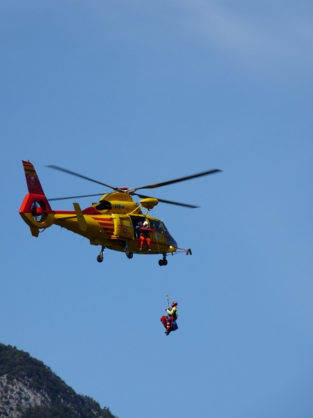 Trento-I-PATE air ambulance on simulated mission 2