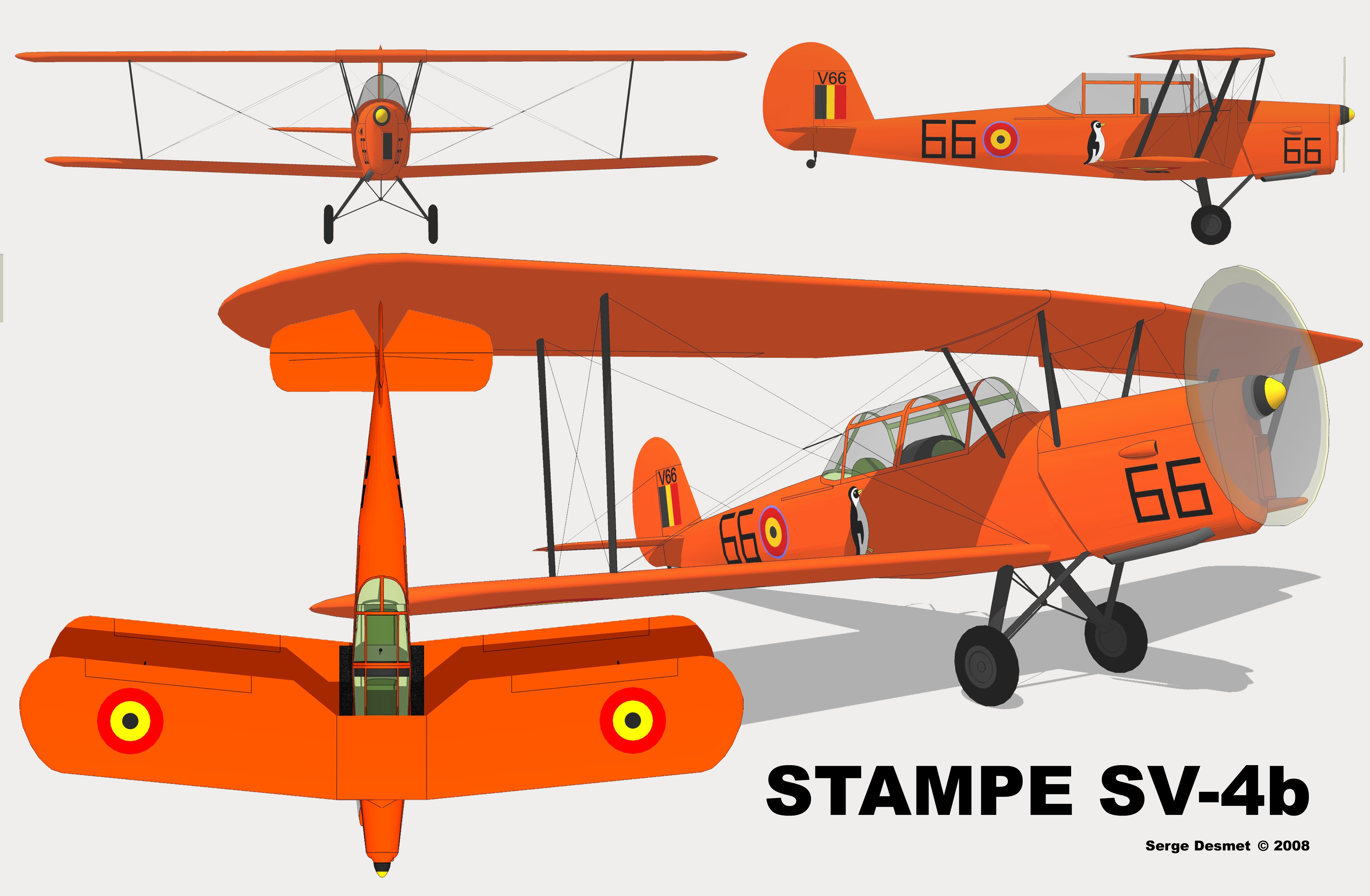 Stampe SV-4b 3 vues 02