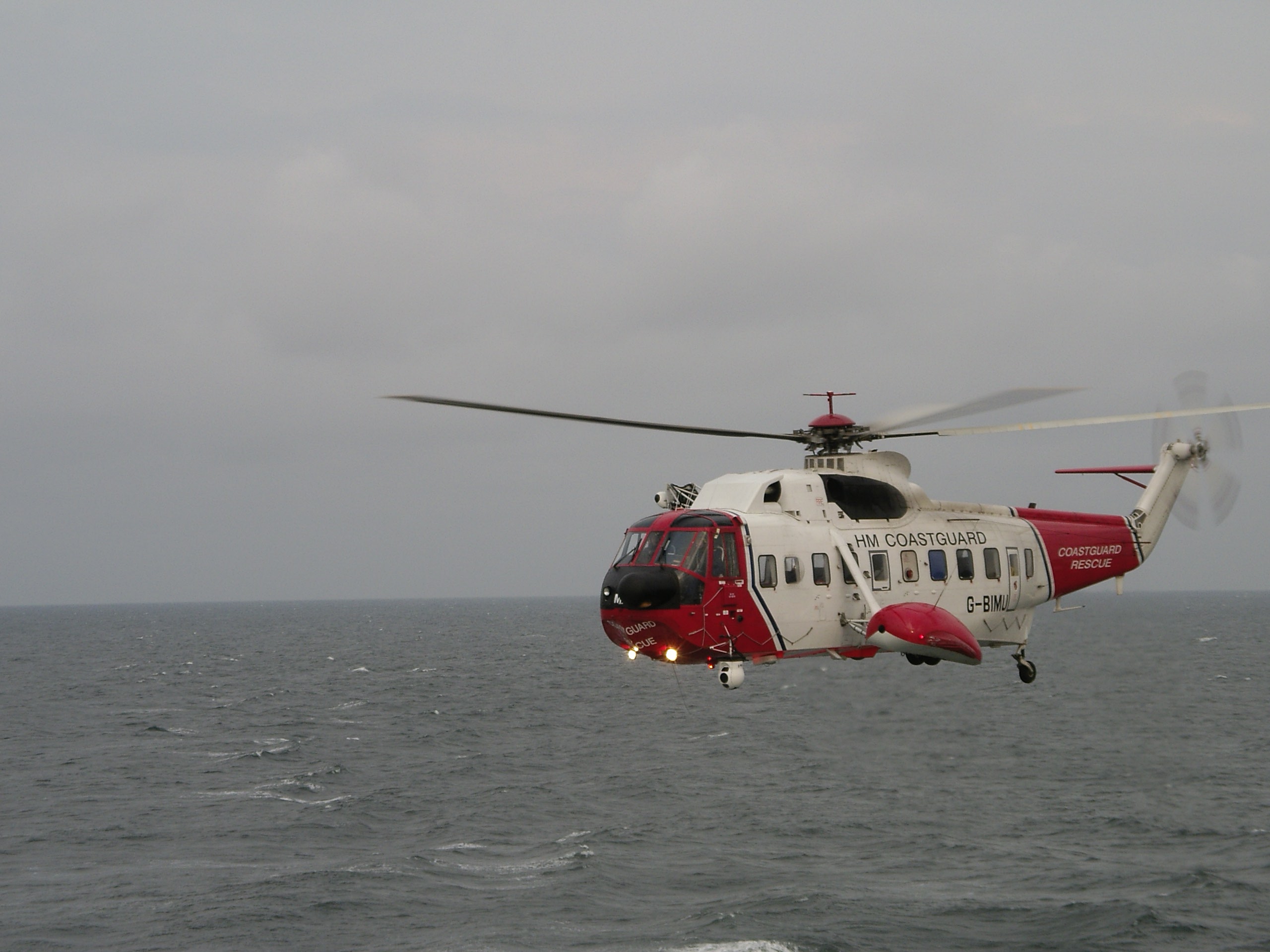 Stornoway Coastguard S61 Helicopter