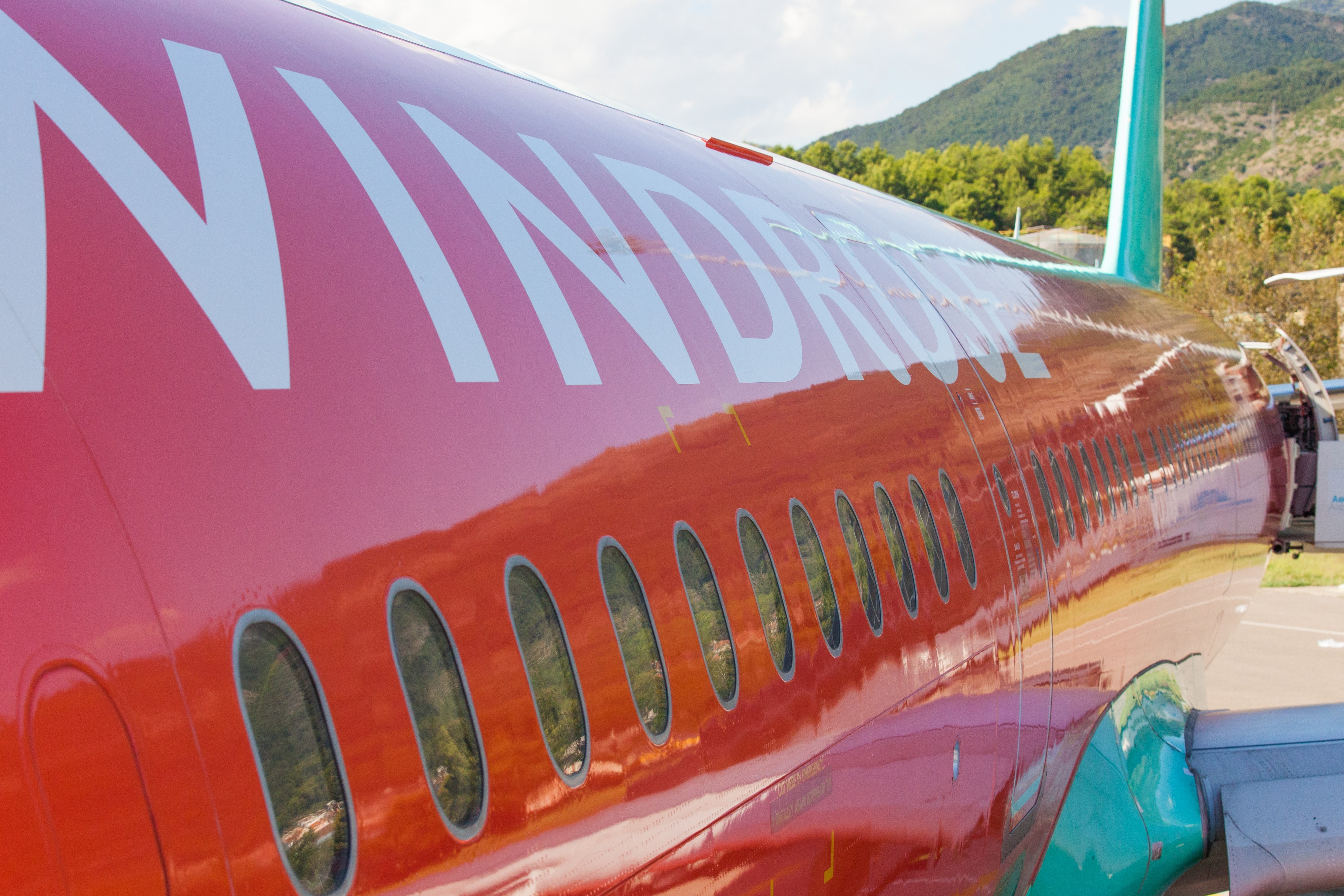 a Windrose airplane photographed in Tivat, Montenegro in August 2014, picture 10