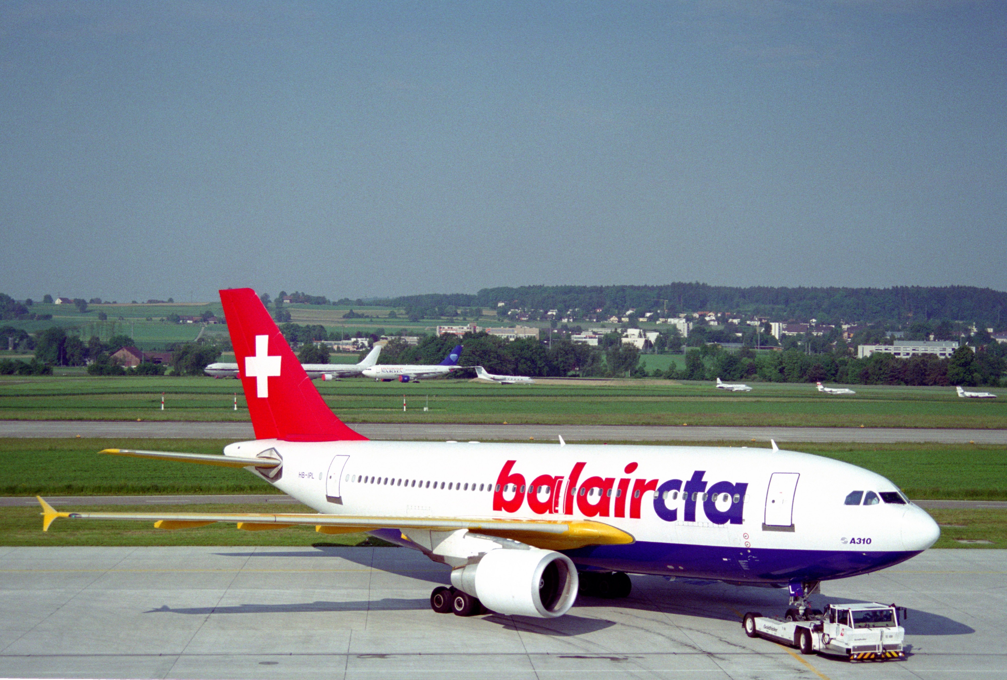 Balair CTA Airbus A310-325; HB-IPL@ZRH;25.05.1995 (5120668576)