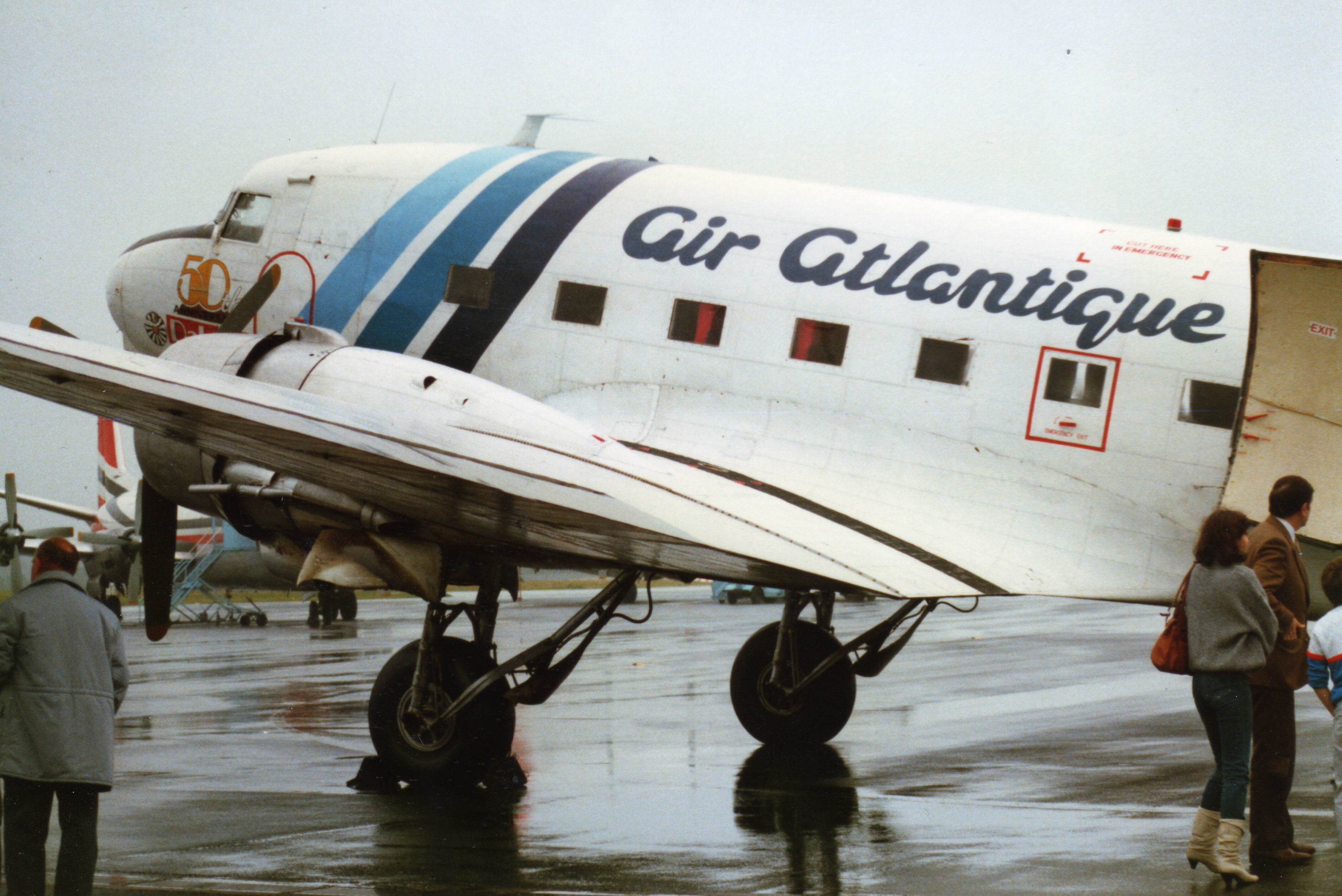 Air Atlantique (G-AMSV), Belfast International, September 1986 (13)