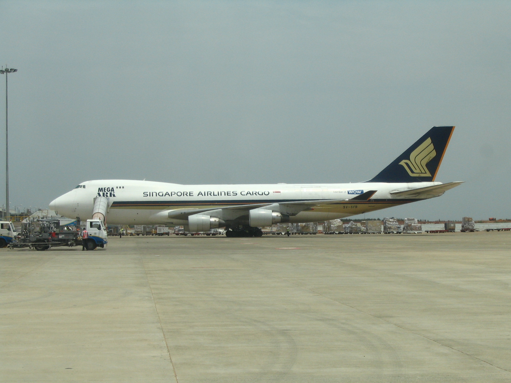 BIAL Singapore Airlines cargo B 747