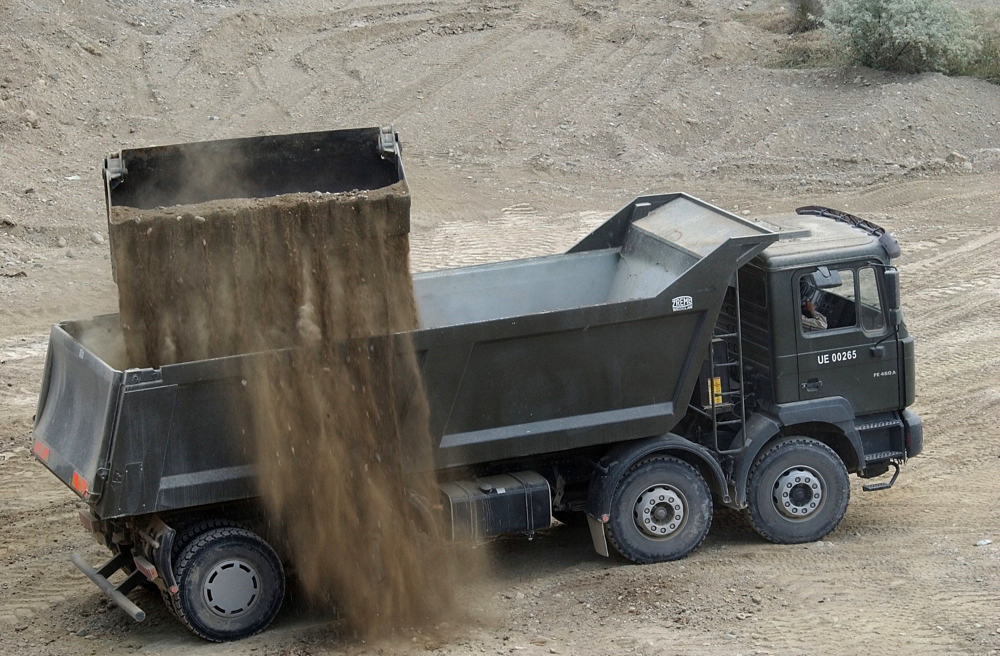 MAN FE460A truck in Afghanistan
