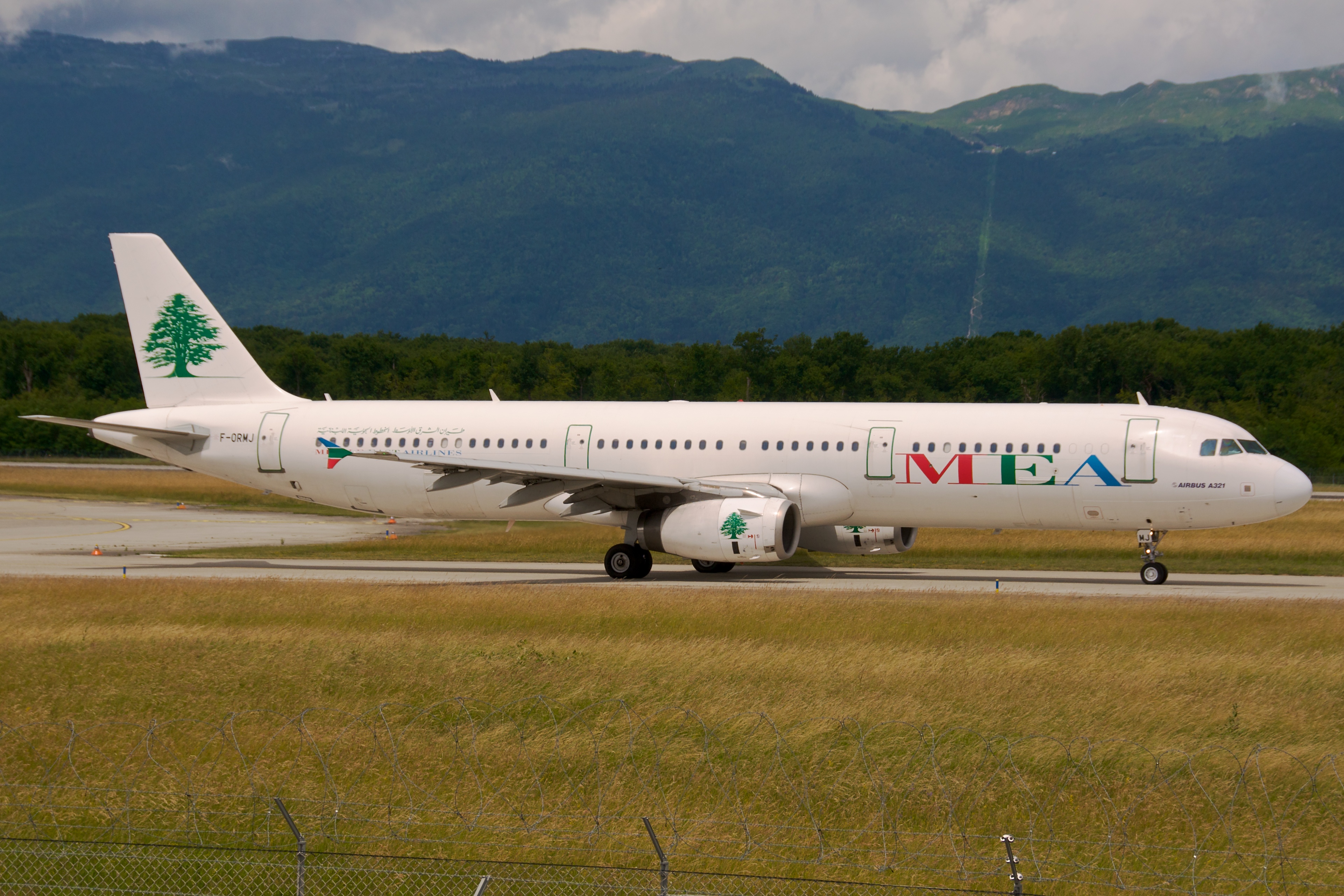 Middle East Airlines A321 F-ORMJ @ Geneva International Airport