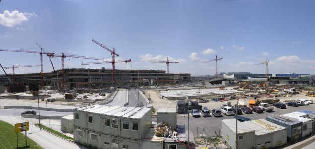 en: Construction of the new terminal 