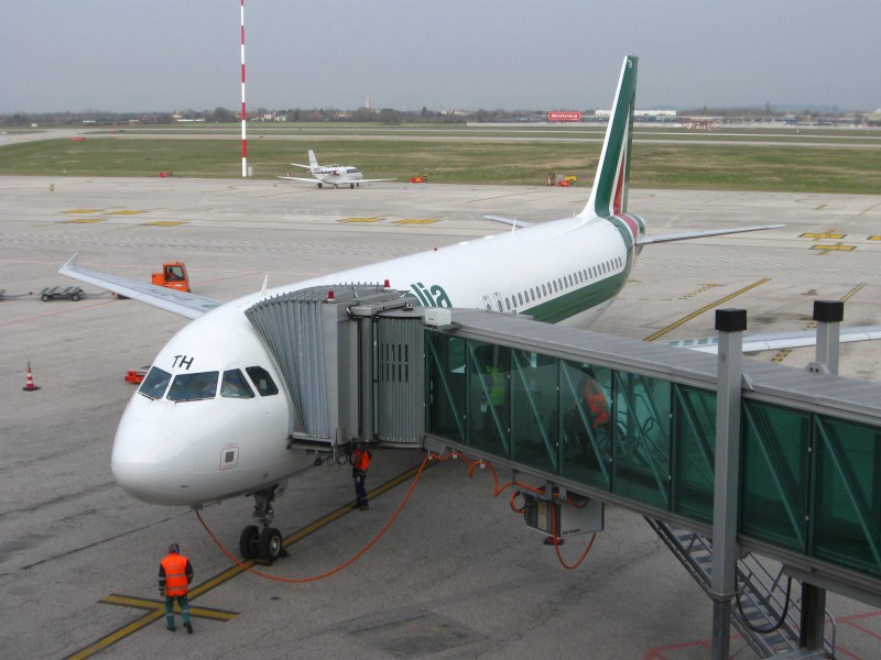 Alitalia plane Ronchi