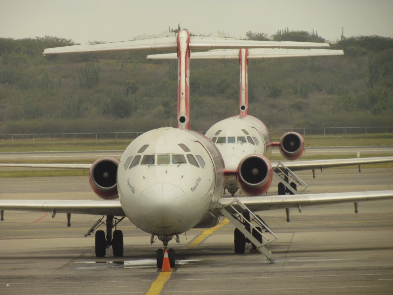 Aviones en el Aeropuerto de Maiquetía