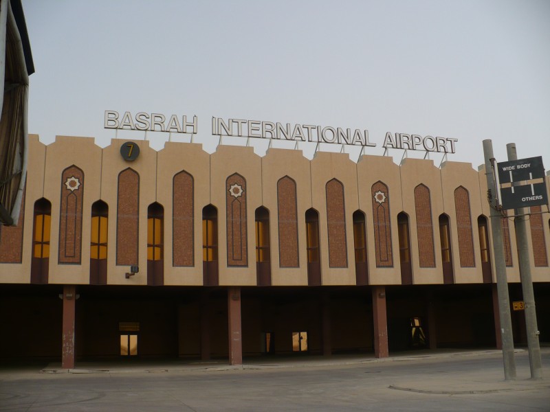 Basrah Intl Airport terminal building april 1 2008
