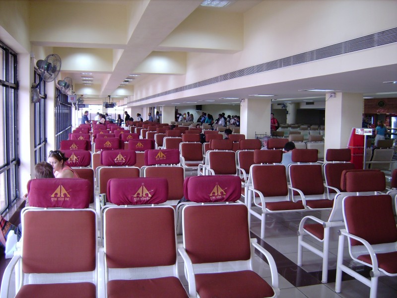 Dabolim airport Goa waiting hall