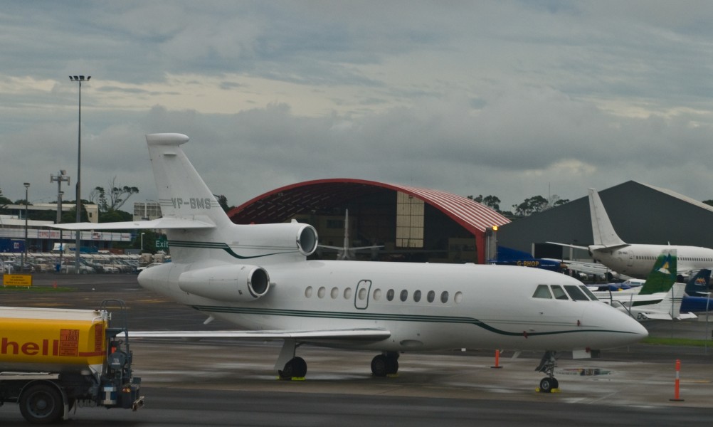 Dassault Falcon 900 VP-BMS, Auckland