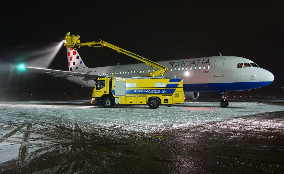 De-icing Croatia Airlines