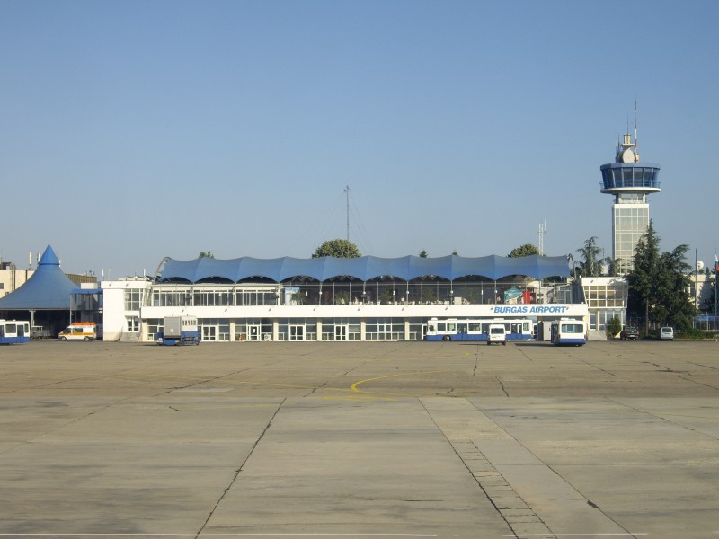 Flughafen Burgas Abflug Terminal