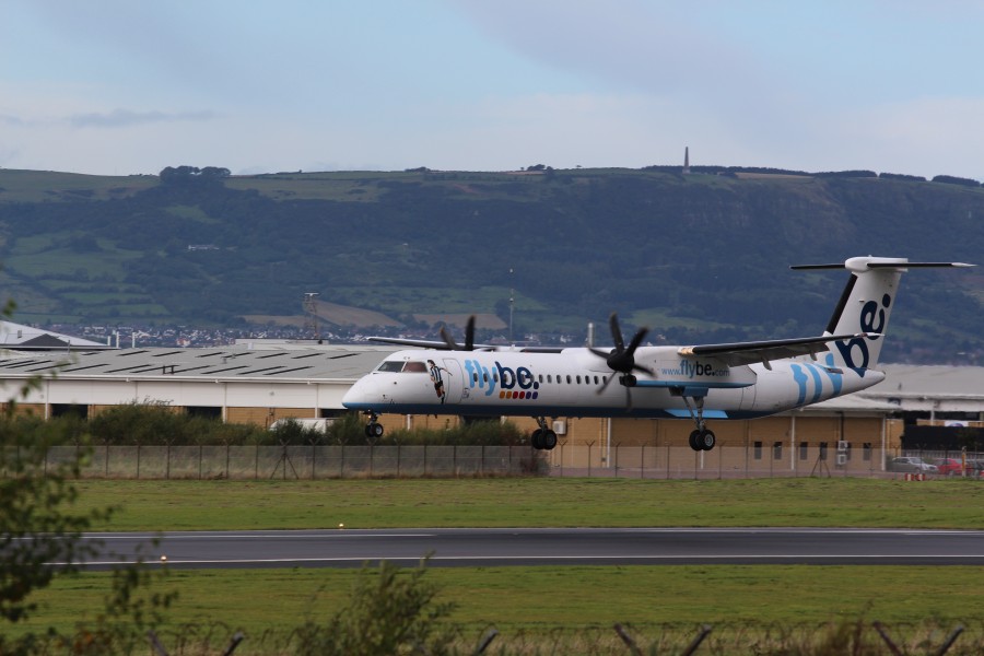 Flybe (G-KKEV), Belfast City Airport, September 2012 (01)