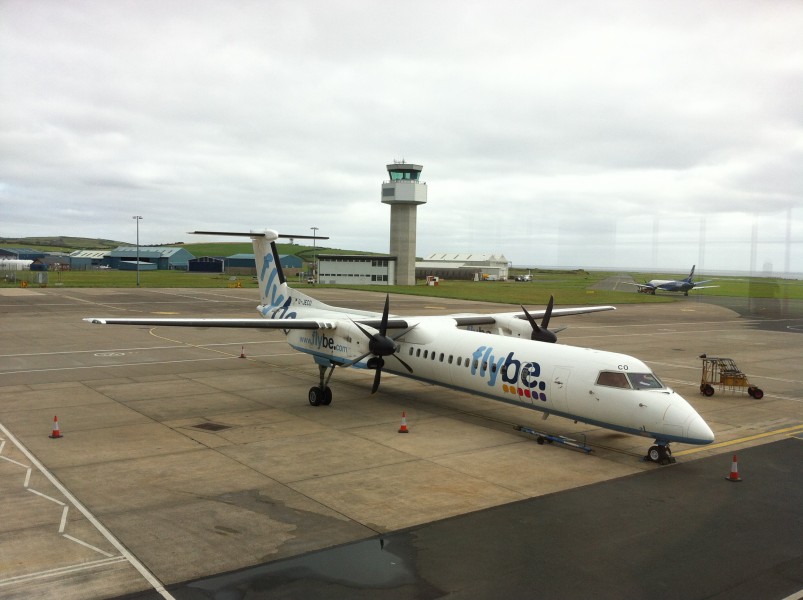 Flybe G-JECO at Ronaldsway Airport