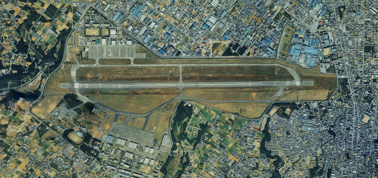 Hamamatsu Air Base Aerial photograph.1988