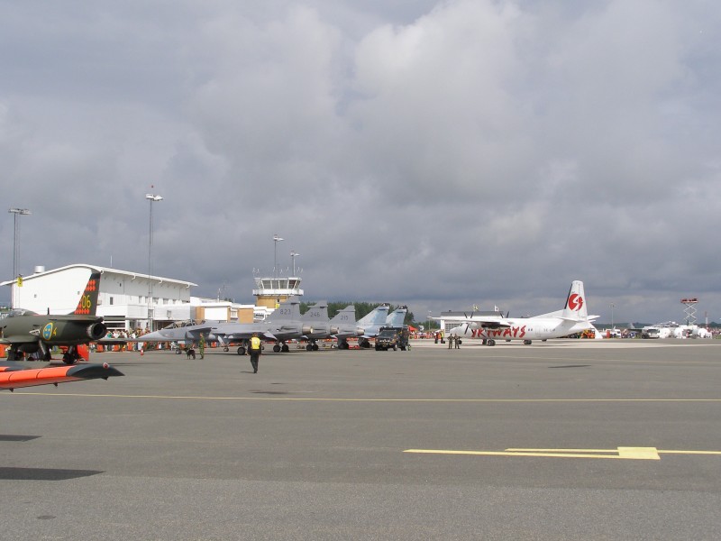 Kristianstad airport apron