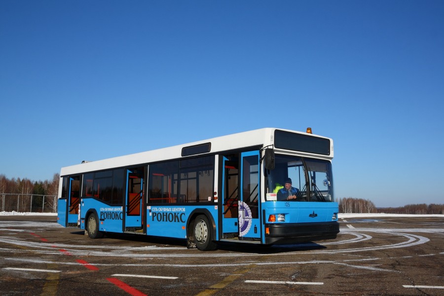 MAZ-103 airport bus in Tomsk Russia