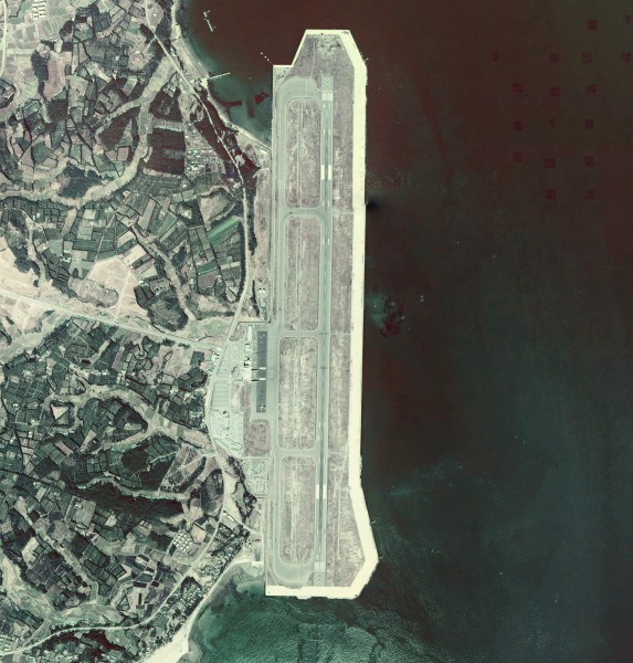 Oita Airport Aerial photograph 1974