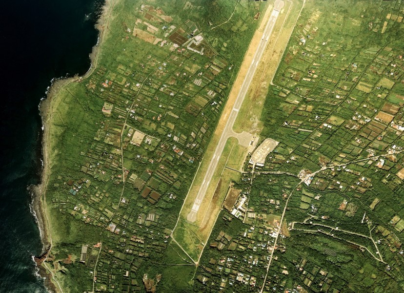 Oshima Airport Aerial photograph.1976