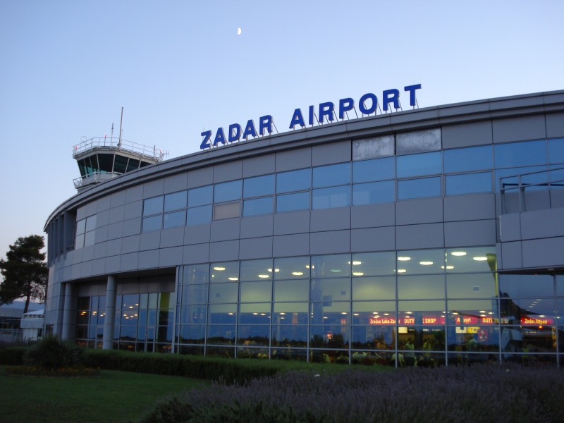 Zadar airport terminal croatia