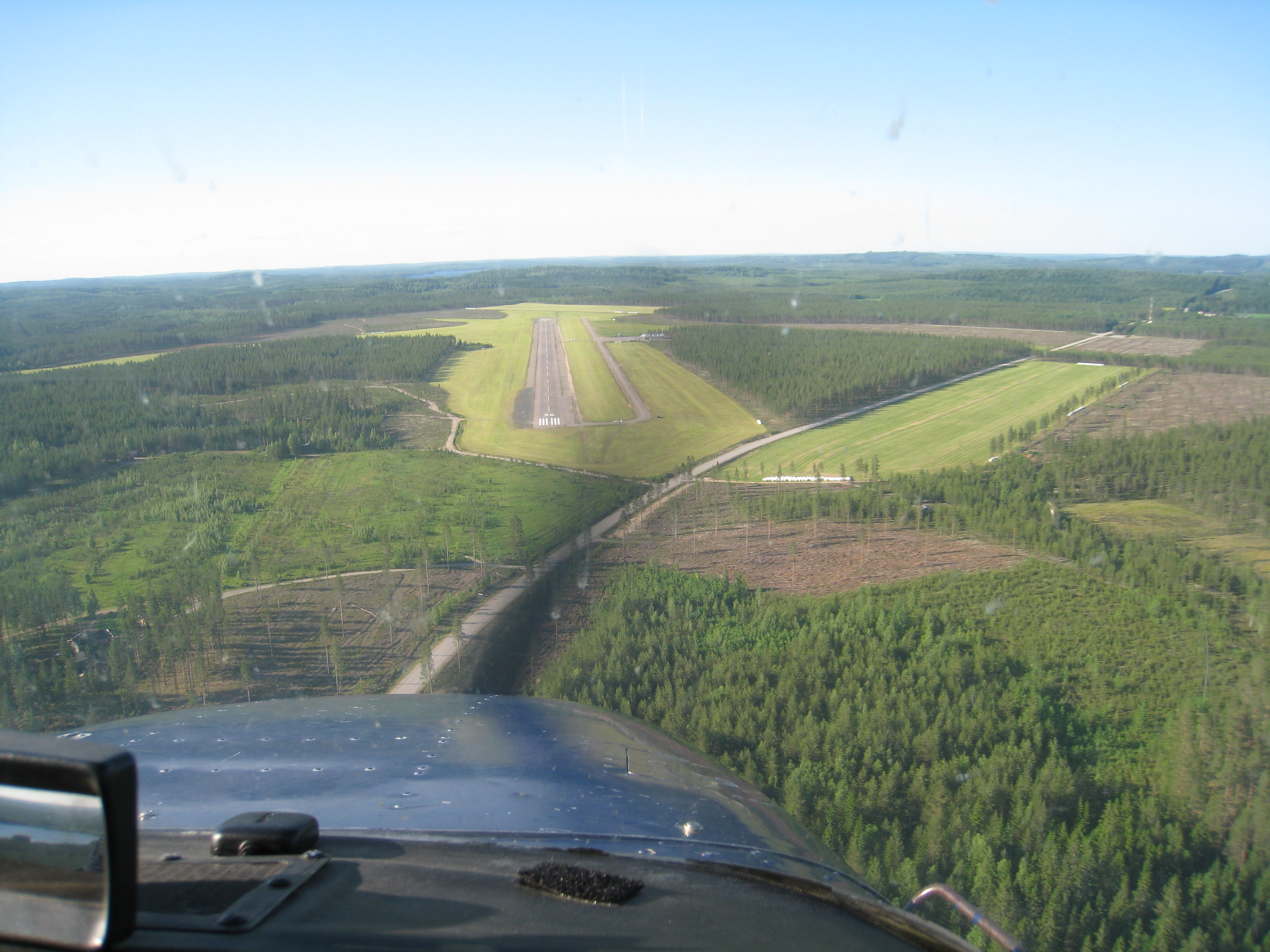Rautavaara airfield from air