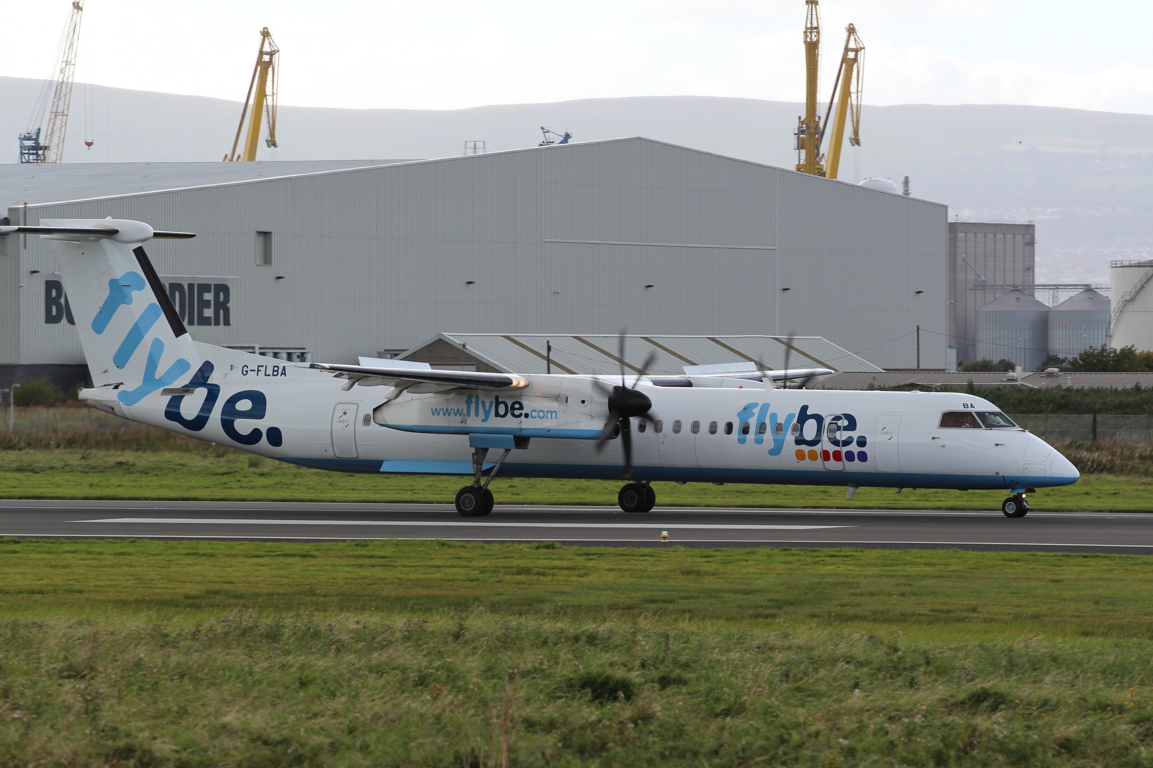 Flybe (G-FLBA), Belfast City Airport, September 2012 (02)