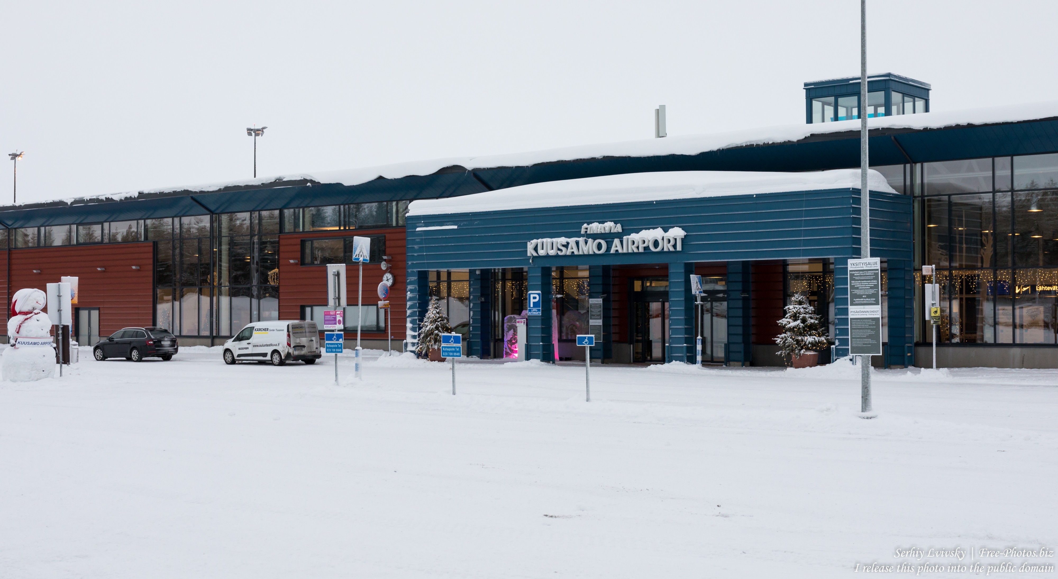 Kuusamo airport, Finland, photographed in January 2020 by Serhiy Lvivsky, picture 1