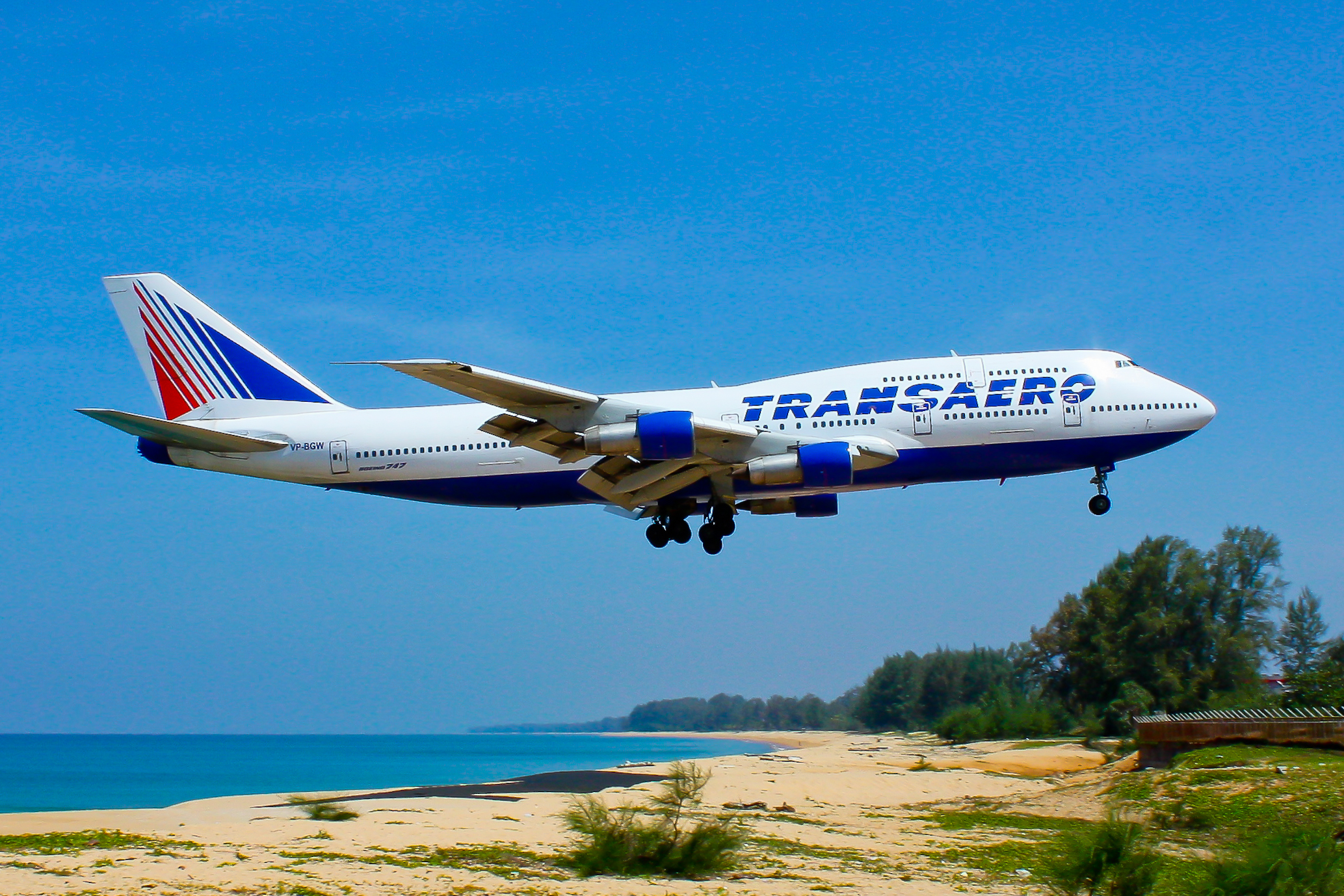 Transaero Airlines B747-300SR VP-BGW