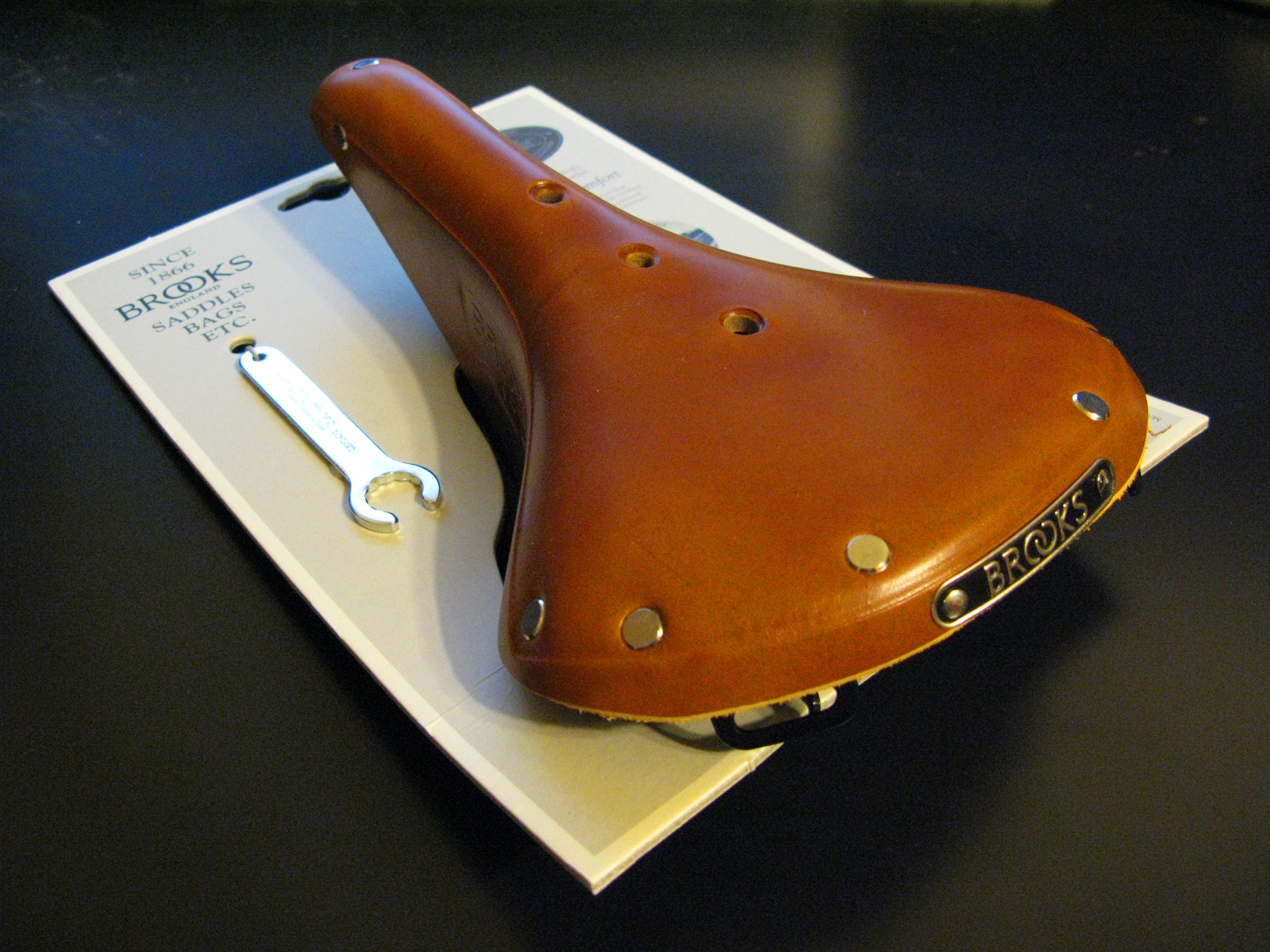 A Brooks Genuine Leather Saddle