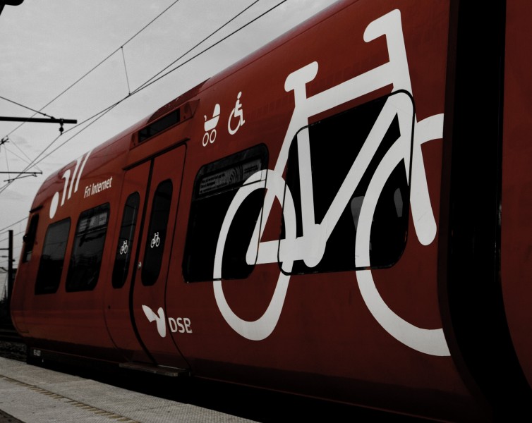 Bicycle on S-train