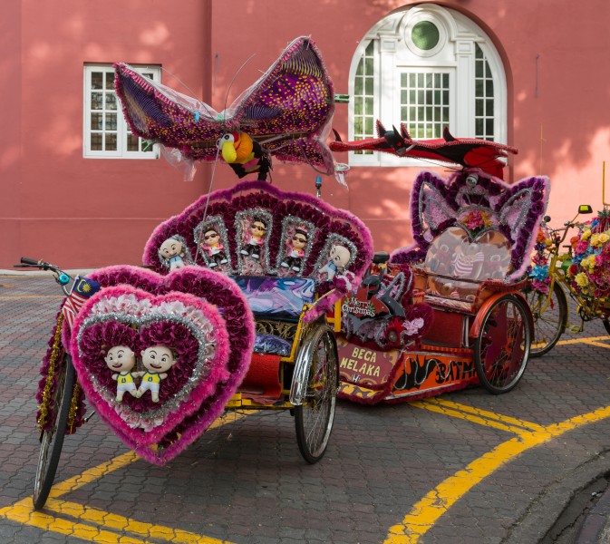 Malacca Malaysia Colourful-bicycles-03