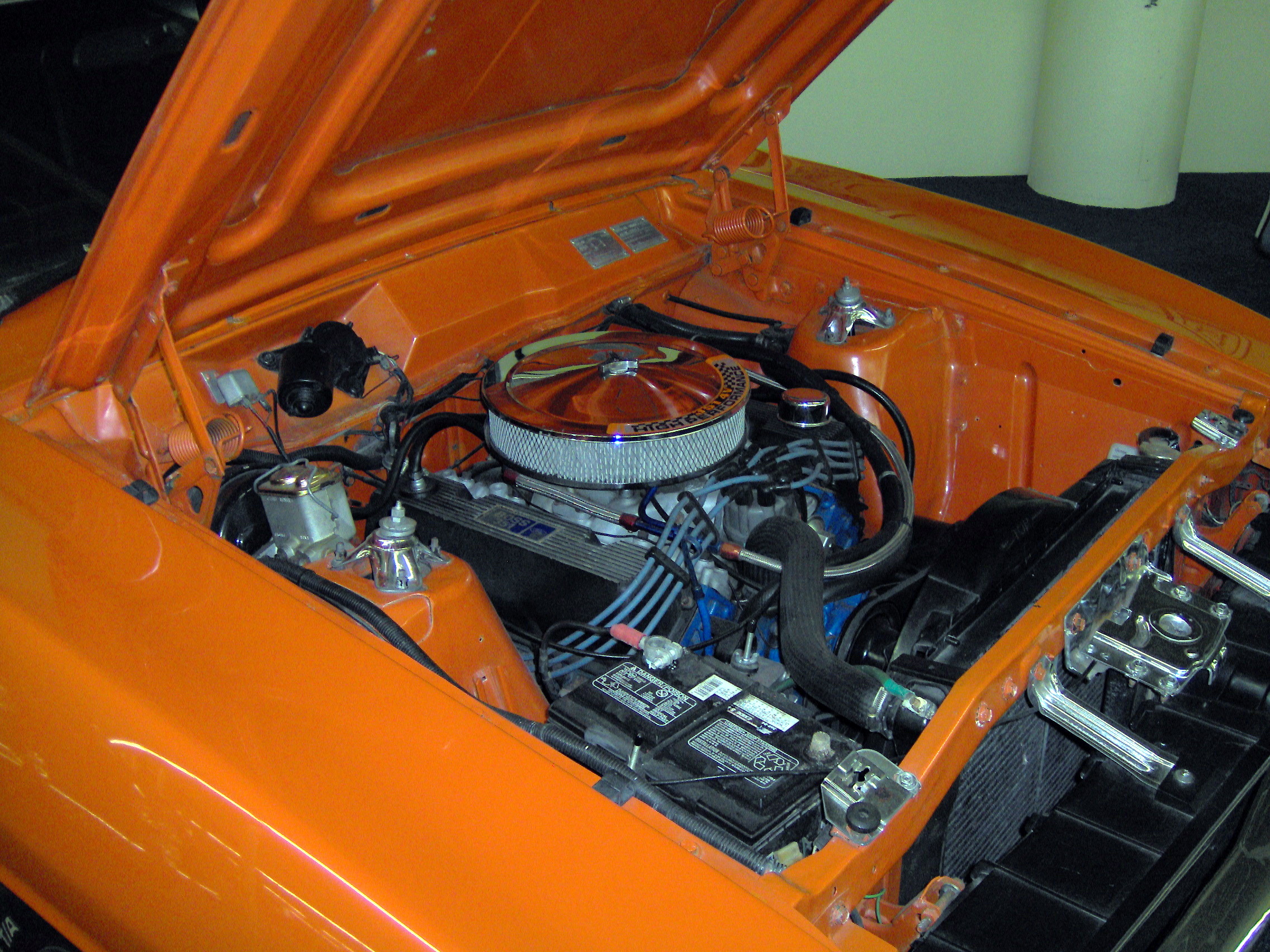 1975 Ford Falcon Coupe engine