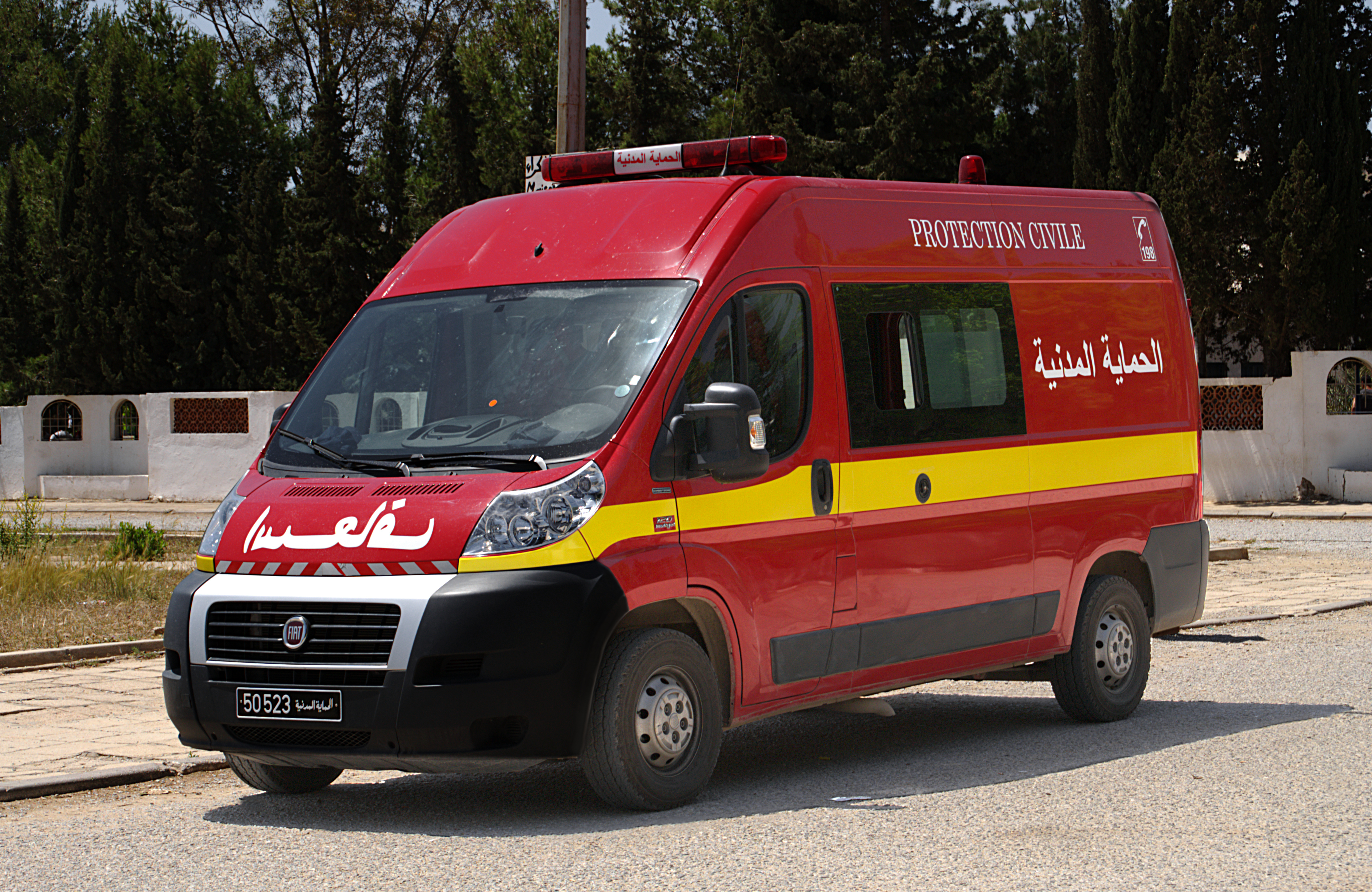 Ambulance de la protection civile, Tunisie, mai 2013