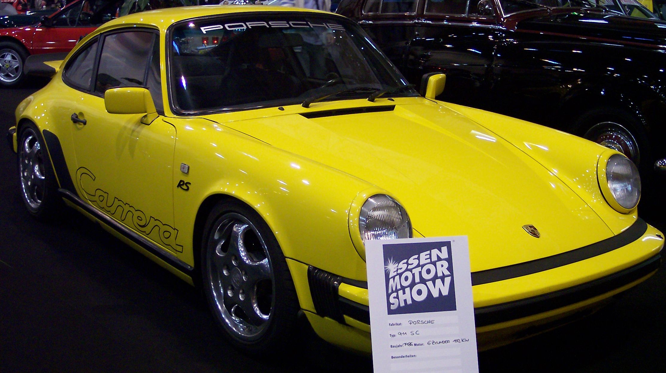 Porsche 911 SC 1986 Yellow vr EMS