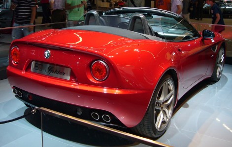 Alfa Romeo 8C Spider at AutoRAI Amsterdam 2011