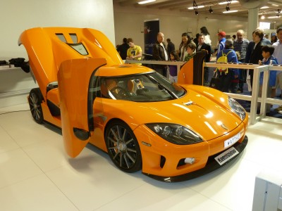 Koenigsegg CCX roadster, photographed at the 2010 Australian International Motor Show, Darling Harbour, New South Wales, Australia.