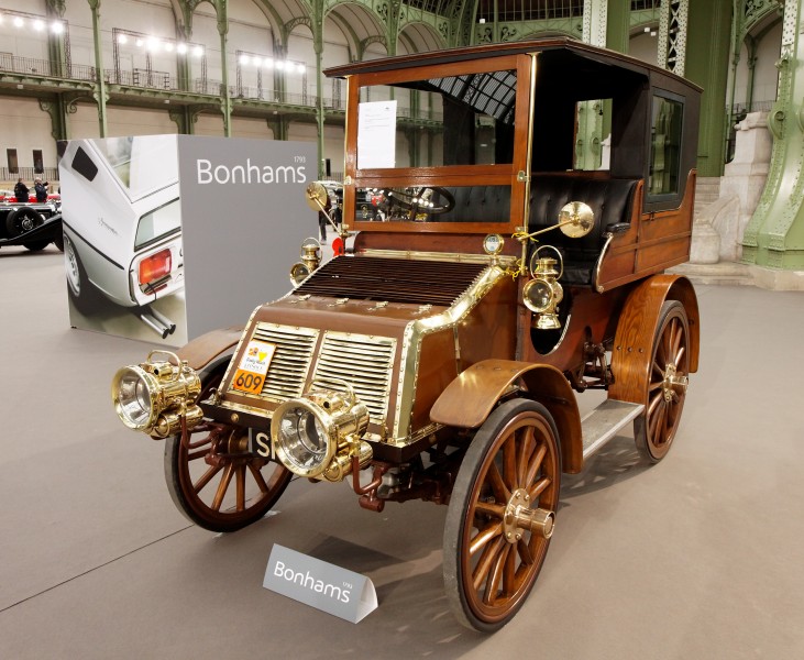 110 ans de l'automobile au Grand Palais - Arrol-Johnston 3 cylindres 20 CV limousine à toit démontable - 1904 - 005