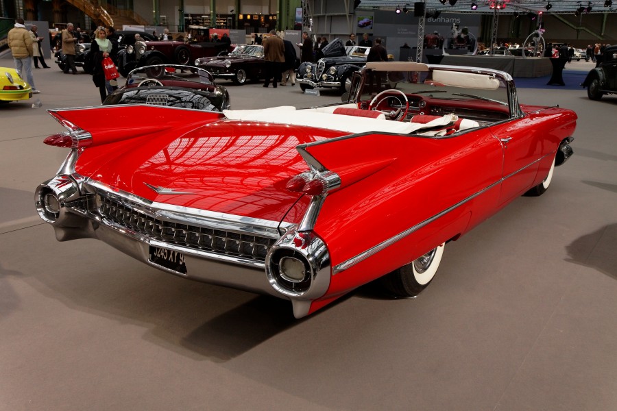 110 ans de l'automobile au Grand Palais - Cadillac Series 62 Coupe DeVille - 1959 - 006