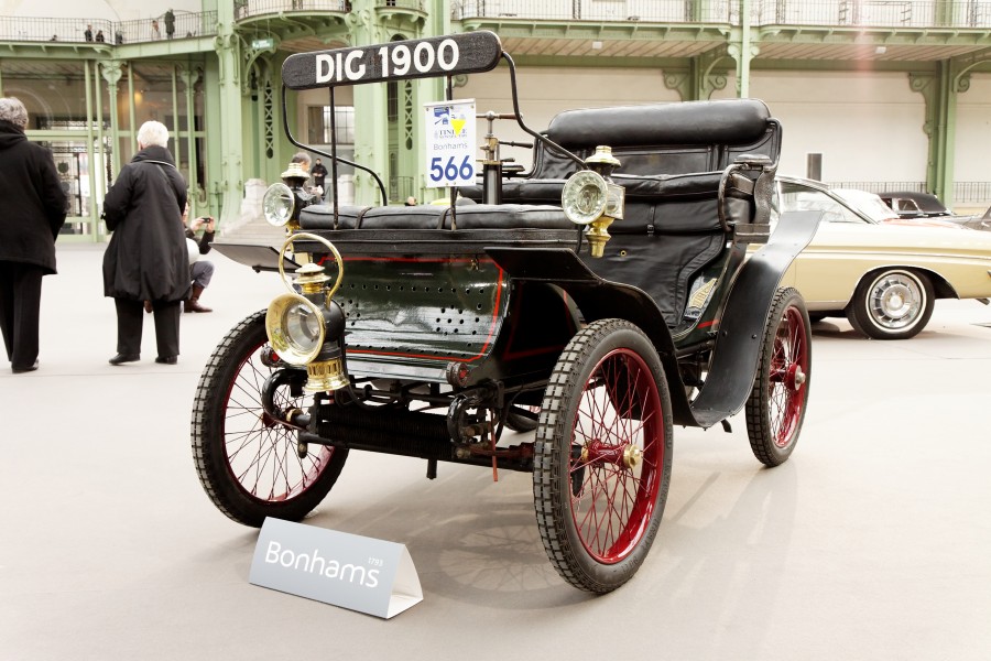 110 ans de l'automobile au Grand Palais - De Dion-Bouton Type E 3 ½ HP vis-à-vis - 1900 - 001
