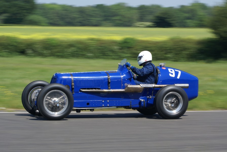 1937 E.R.A. 12C at VSCC Curborough Speed Trials 2009