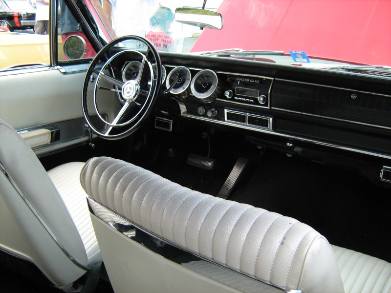 1967 Dodge Charger fastback interior sf