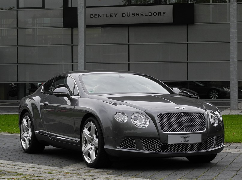 Bentley Continental GT (II) – Frontansicht (1), 30. August 2011, Düsseldorf