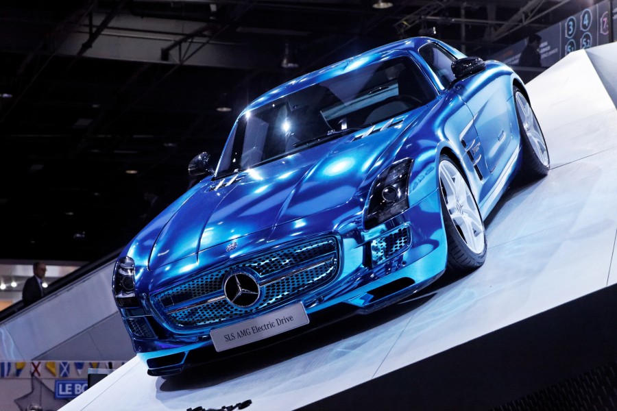 Mercedes - SLS AMG Electric drive - Mondial de l'Automobile de Paris 2012 - 003