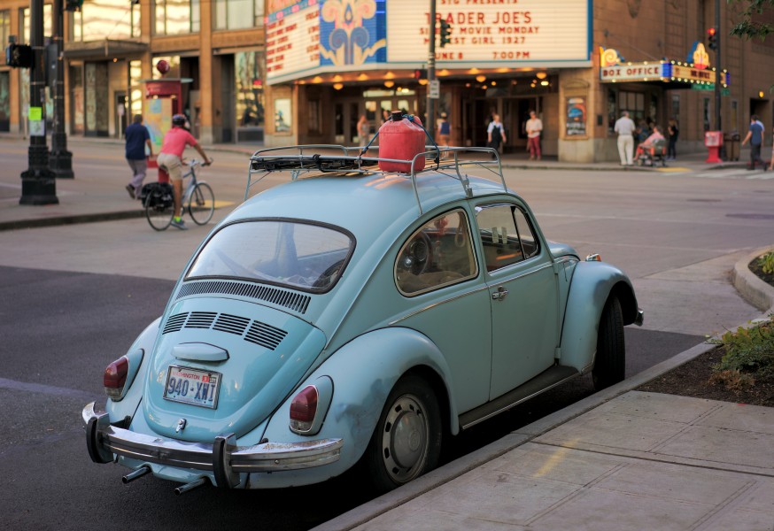 Volkswagen Beetle at the theatre in Seattle
