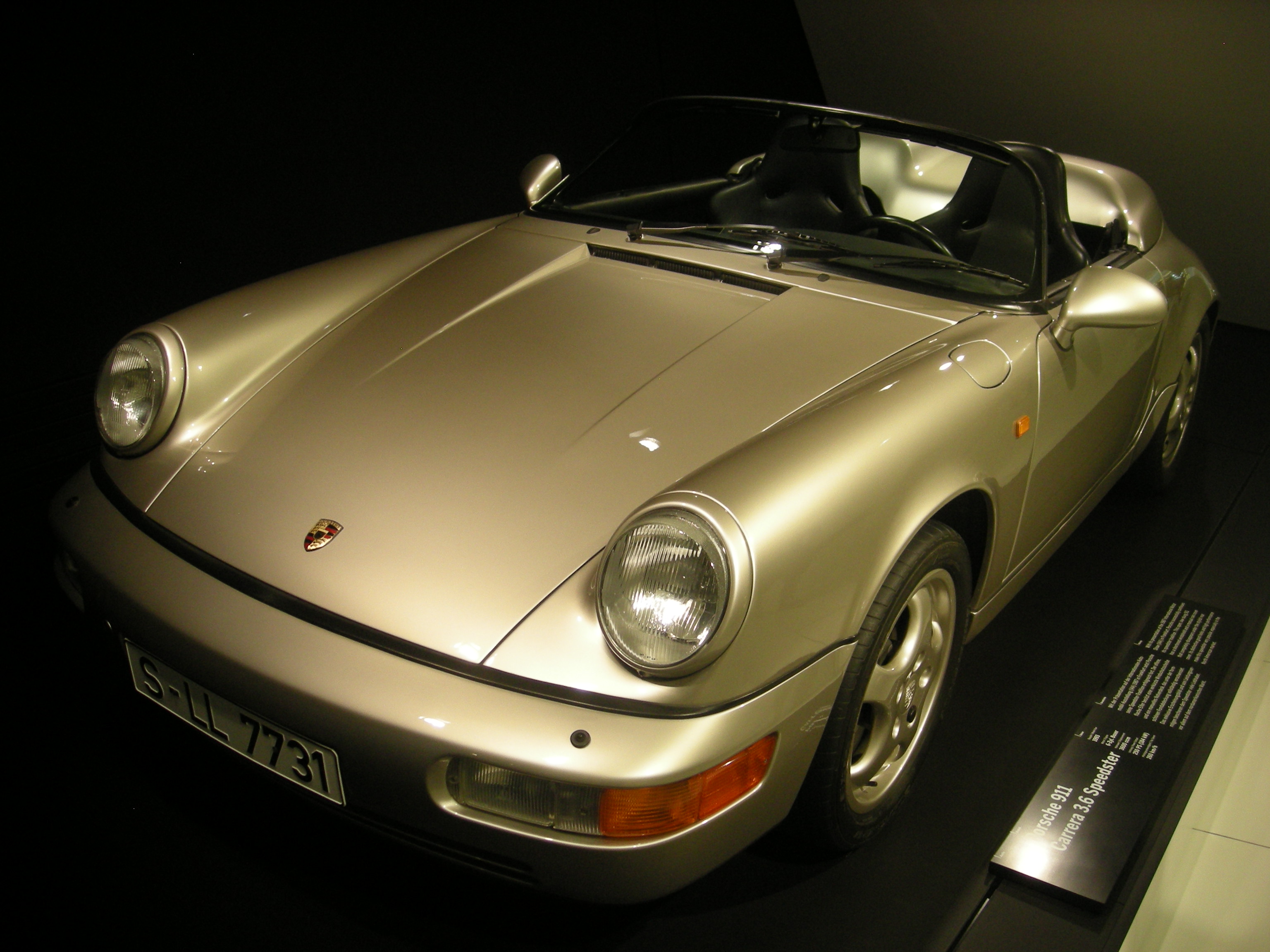 Stuttgart Jul 2012 50 (Porsche Museum - 1993 Porsche 911 Carrera 3.6 Speedster)