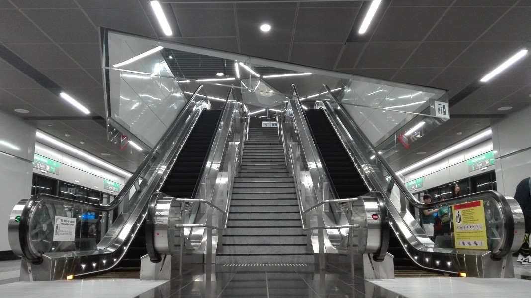 Elevators to and from platforms and concourse level at Muzium Negara station
