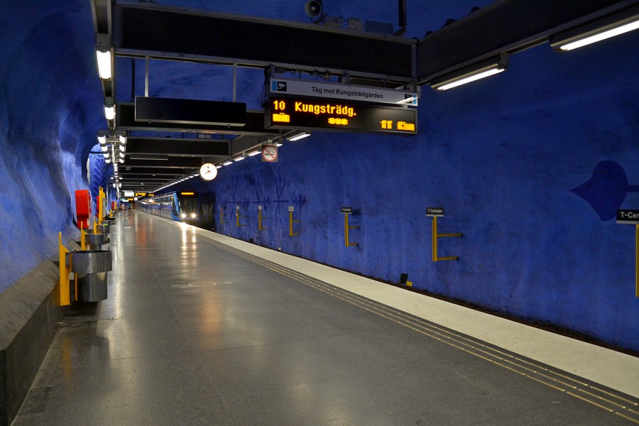 T-Centralen Metro station in Stockholm
